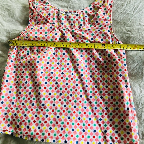 Vintage Guy Laroche 2 piece blouse. Delightful, playful pattern, 100% Cotton. - Picture 8 of 15